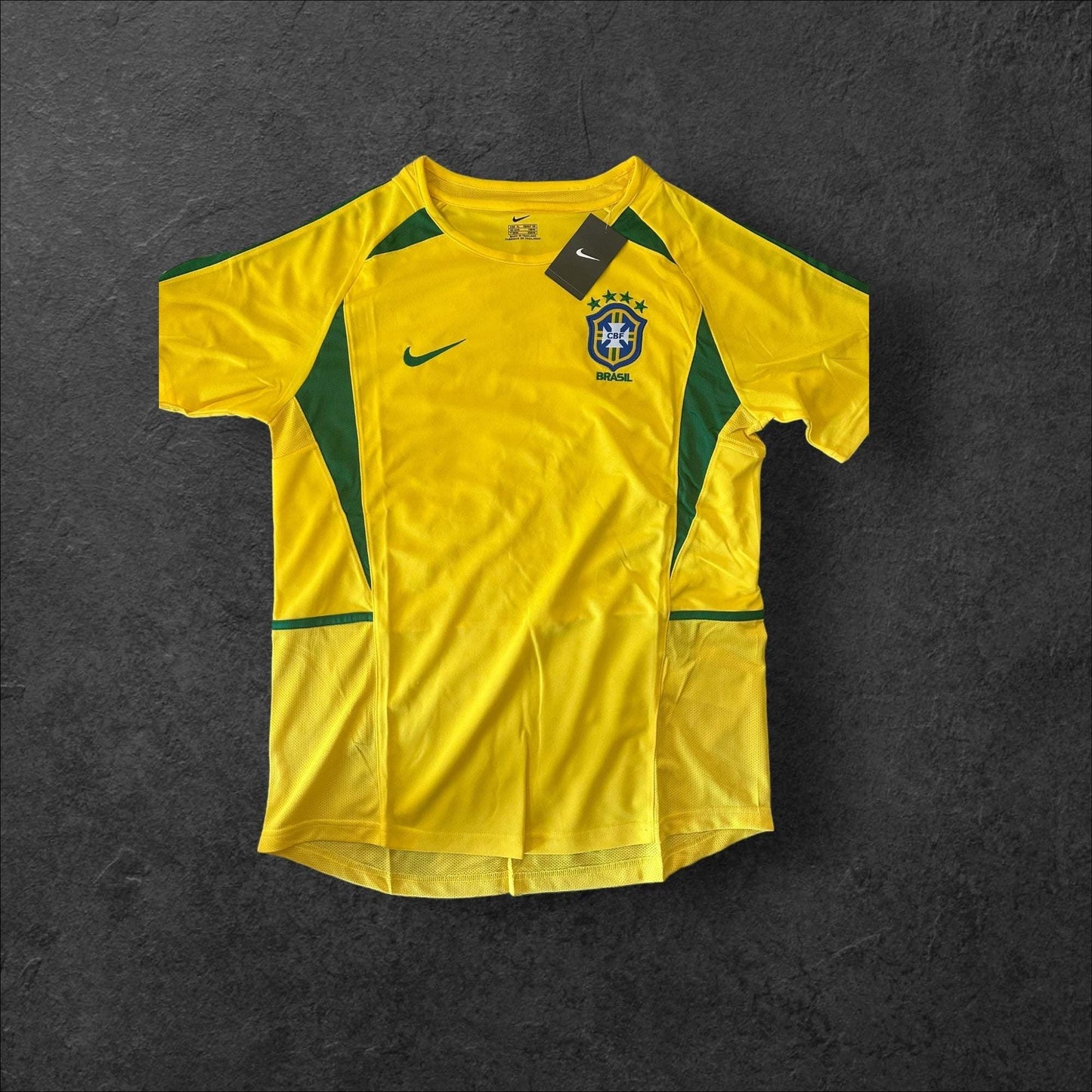 Brazil Home 2002 FIFA World Cup Jersey
