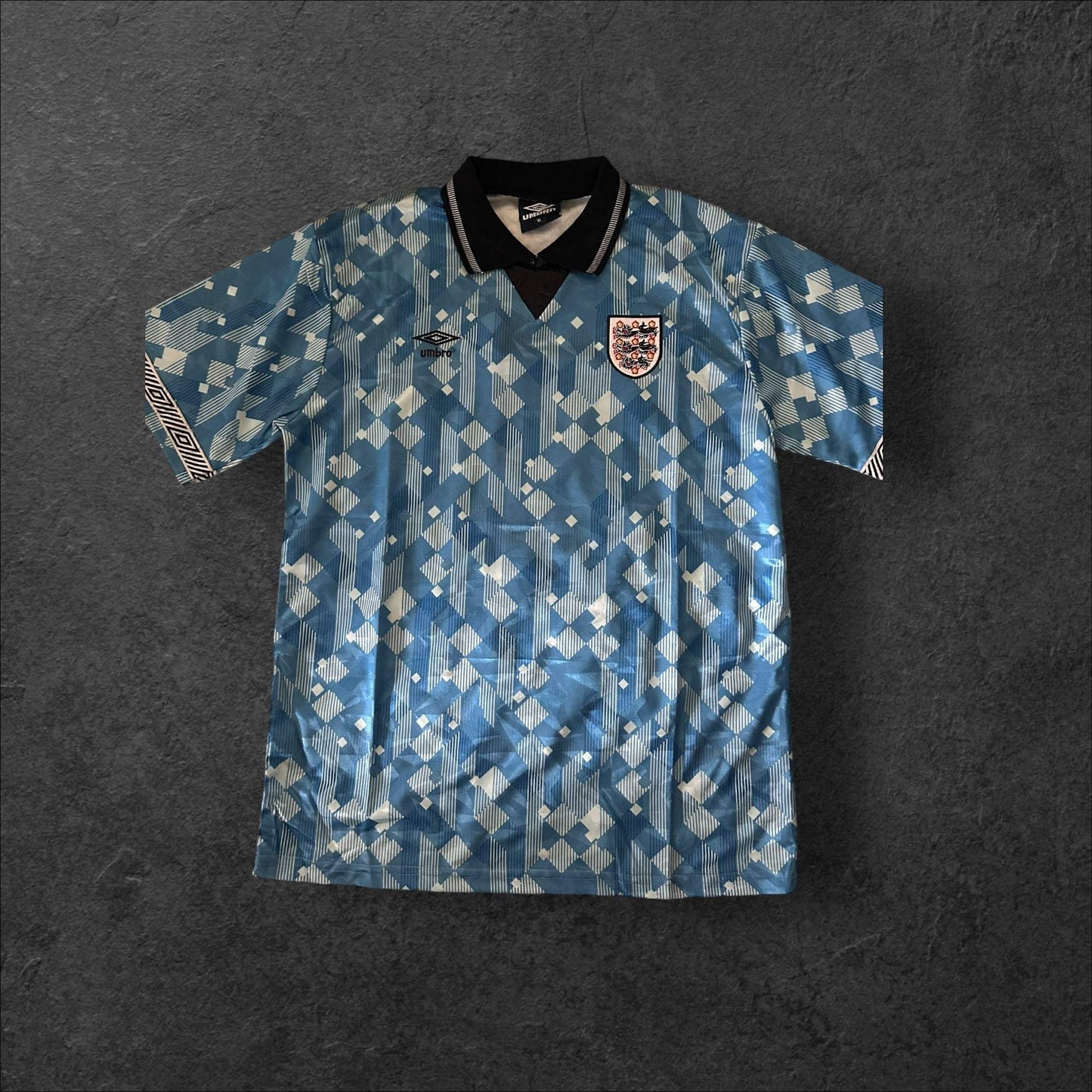England Third 1990 Retro Soccer Jersey