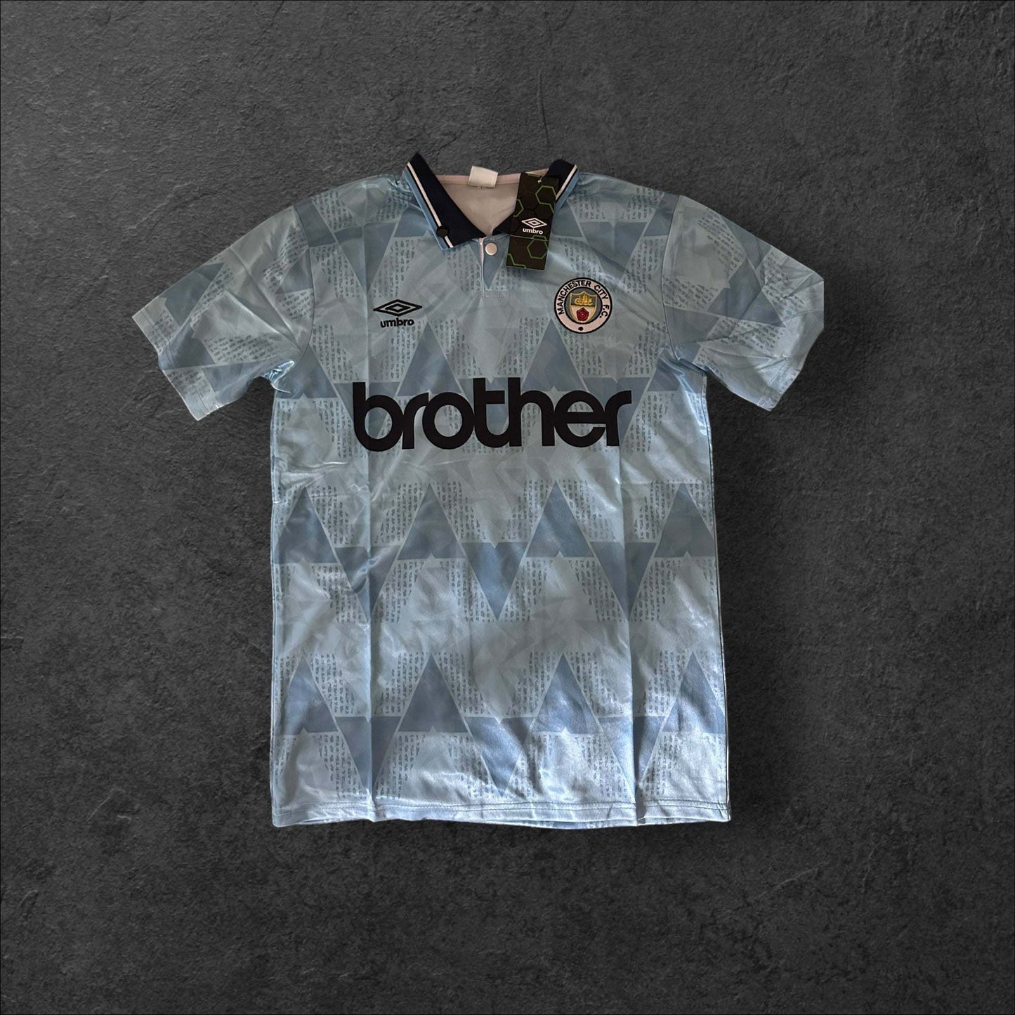 Manchester City Home 1989-91 Jersey