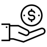 Hand holding coin with dollar sign representing additional fee payment