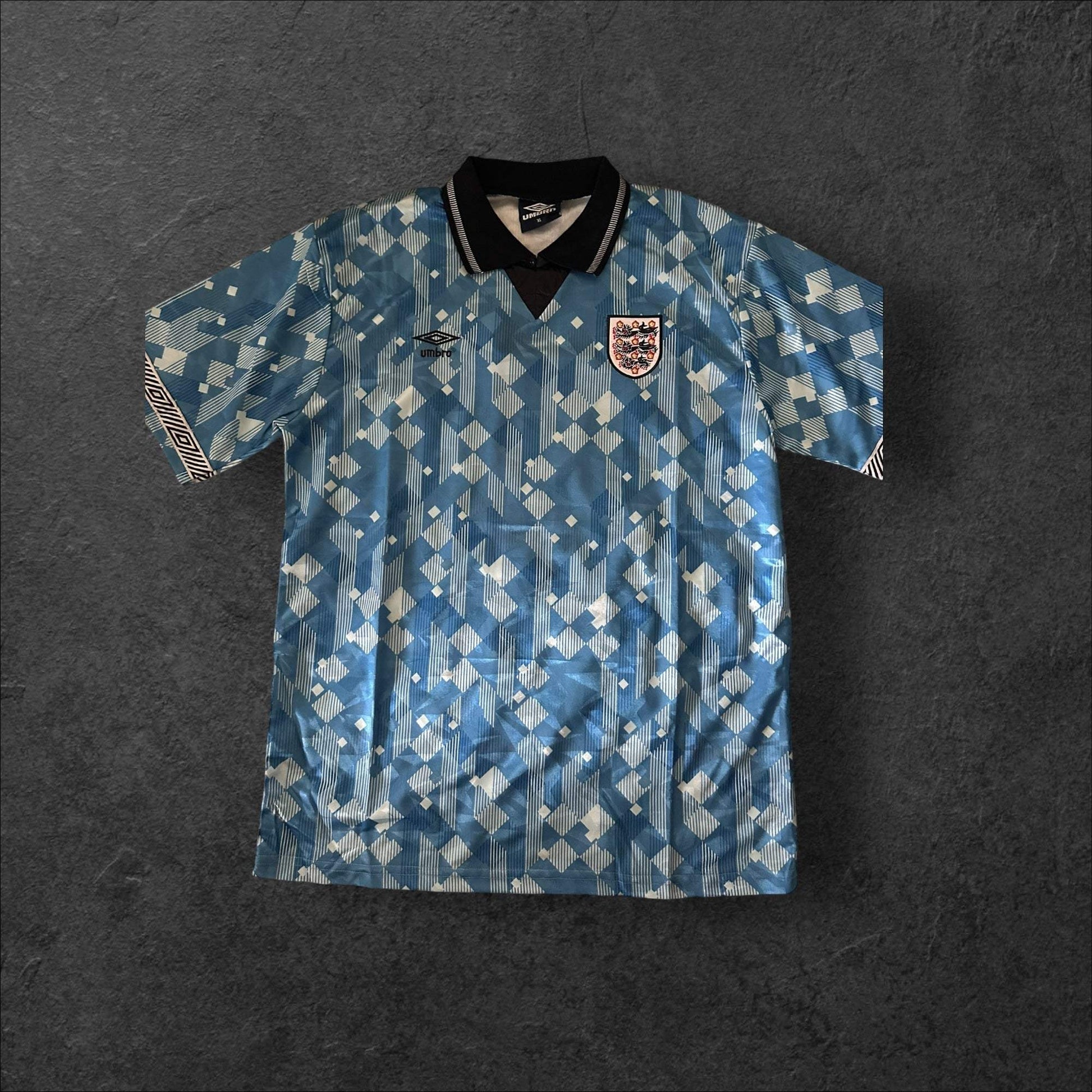 England Third 1990 Retro Soccer Jersey